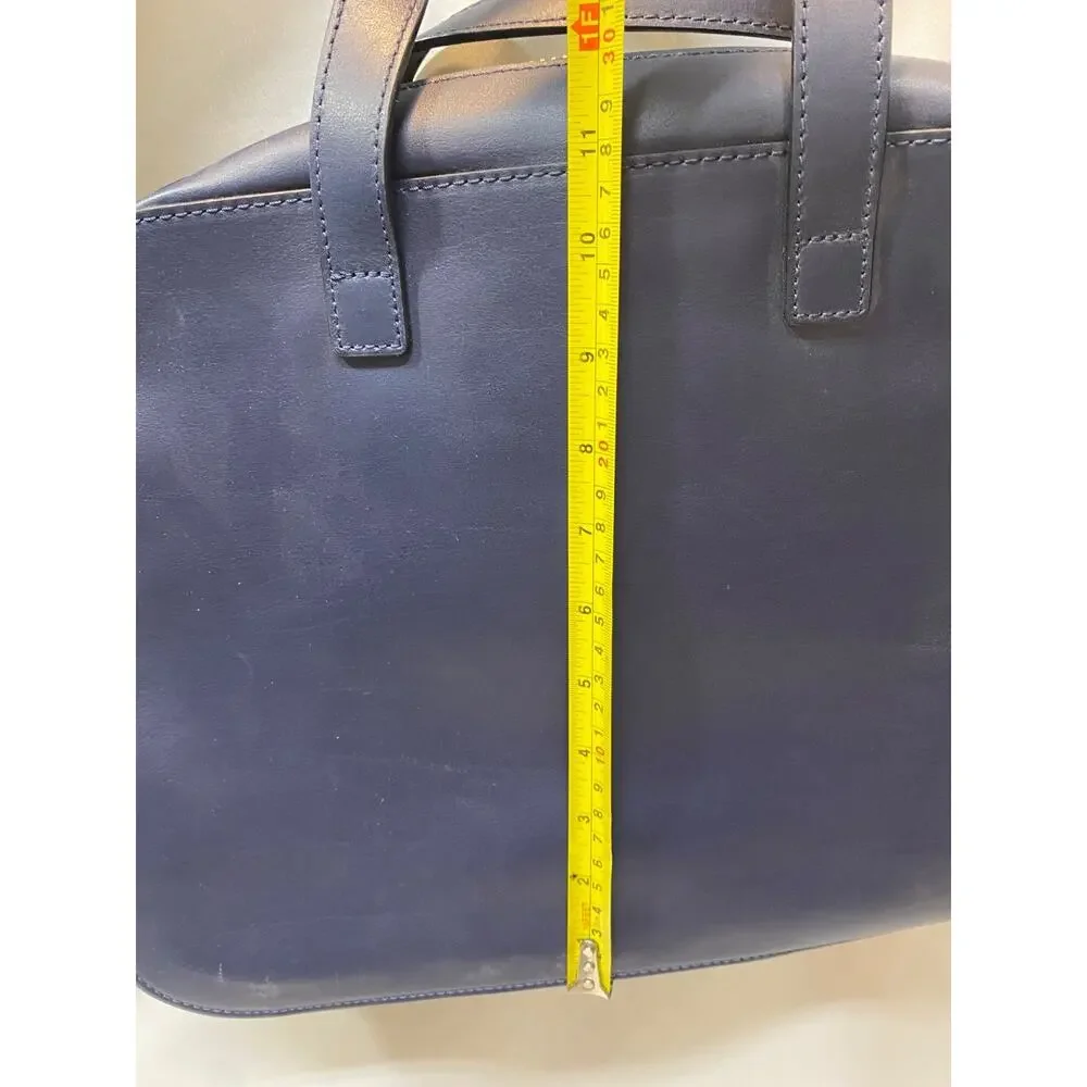 Kate Spade Navy Blue Calf-Hair Shoulder Crossbody Bag